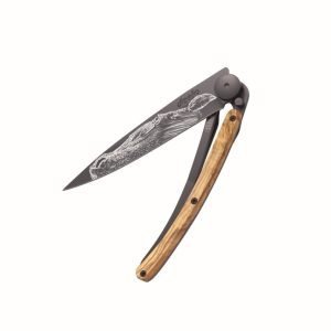 Deejo Warmblood Black Olive Knife 37g