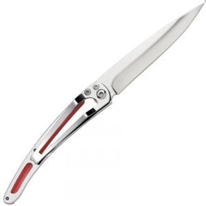 Deejo Pin Up Red Knife Open Reversed
