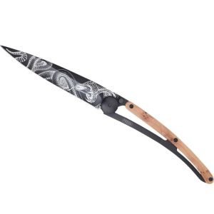 Deejo Tattoo Snake Knife - Black Juniper