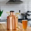 Beer Growler uKeg128 Copper Plated On Bench