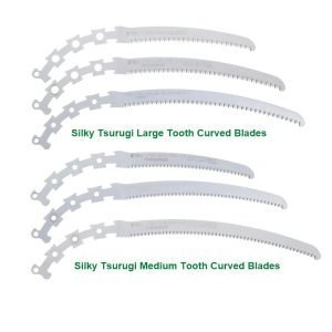 Silky Tsurugi Curved Large & Medium Tooth Blades
