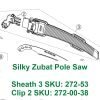 Silky Zubat Pole Saw Blade Sheath & Clip