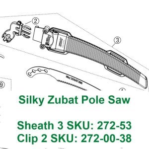 Silky Zubat Pole Saw Blade Sheath & Clip