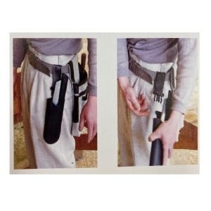 Affixing the Caseboy 505 to the belt using the belt attachment