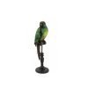Ornamental Green Parrot on stand