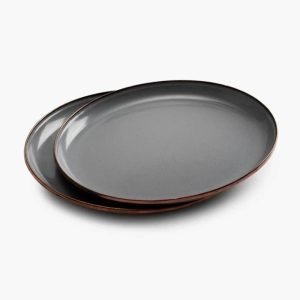 BAREBONES CKW374 Set 2 Salad Plate Slate Grey