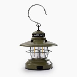 Barebones Edison Mini Lantern-Olive