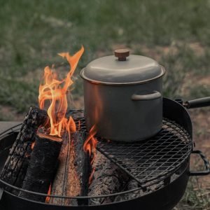 Barebones Enamel Stockpot Slate Grey3
