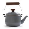 Barebones Enamel Teapot Slate Grey