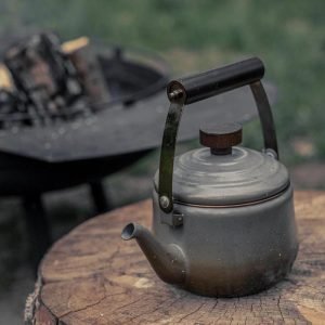 Barebones Enamel Teapot Slate Grey1