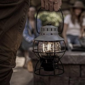Barebones Railroad Lantern Grey
