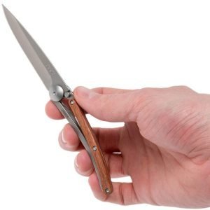 Deejo coralwood Knife In Hand