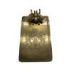 Hotelier Brass Memo Clipboard Abeja