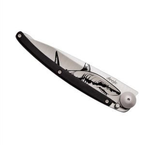 Deejo Pocket Knife Shark Ebony Wood 37g