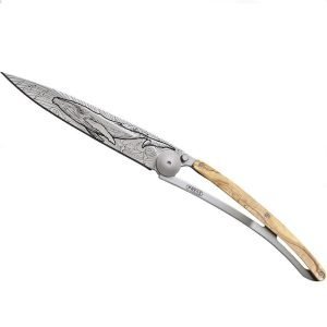 Deejo Pocket Knife Whale Tattoo