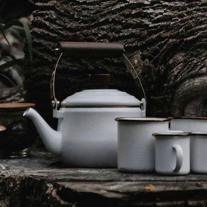 Barebones Camping Enamel Teapot