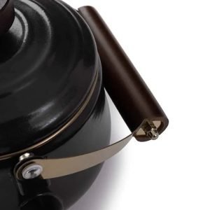 Barebones Charcoal Enamel Teapot