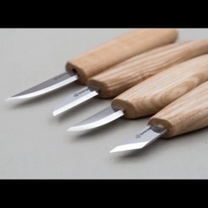 Beaver Craft - S07 Basic Set of 4 Knives-in a roll