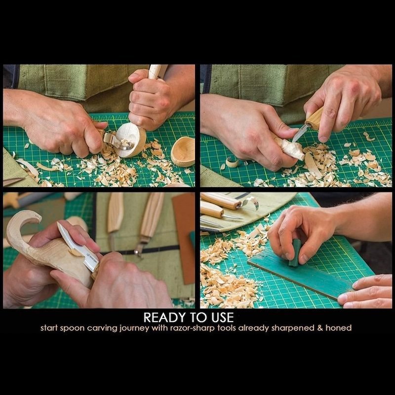 Beaver Craft Wood Carving Tool Set for Spoon Carving