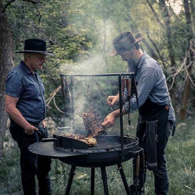 Cowboy Fire-Pit Side-Table 30" - Image 4