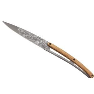 Set 6 Steak Knives Titanium Blossom_By Deejo