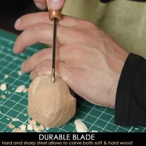 Beaver Craft - K12/02 Compact Straight V-Profile Chisel