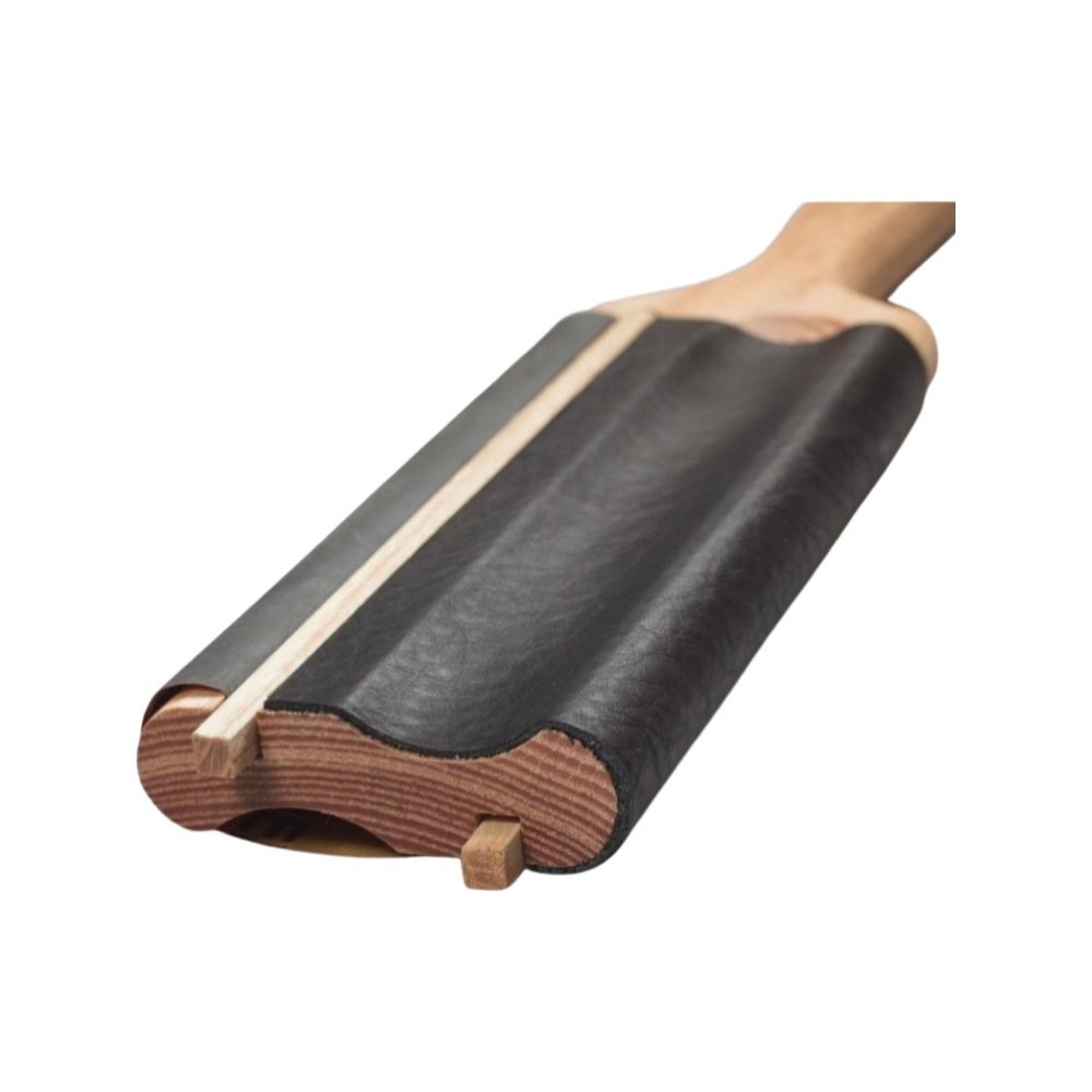 LS5P1 Spoon Knife Paddle Strop with P01 Polishing Compound_BeaverCraft