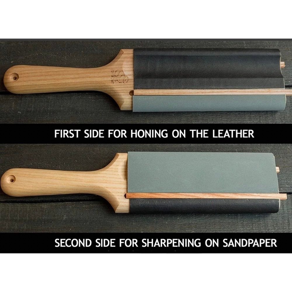 Sharpening Tools with Beaver Craft Paddle Strop