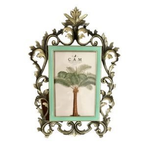 Palacio Frame Ming - Brass and Enamel Picture Frame