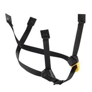 Petzl Dual Chinstrap Black and Yellow