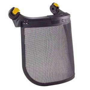Petzl Vizen Mesh Shield that attaches to Helmet