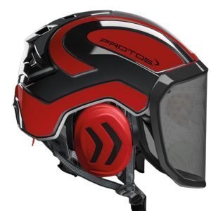 PROTOS Arborist Helmet F39 Black Red