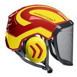 PROTOS Arborist Helmet F39 Red Yellow