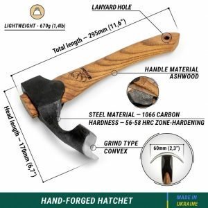 Hand Forged Hatchet by BeaverCraft