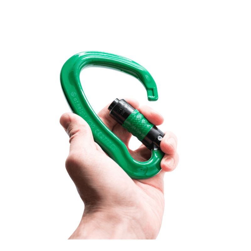 Triple Action Choker Rigging Carabiner - Green - Image 2