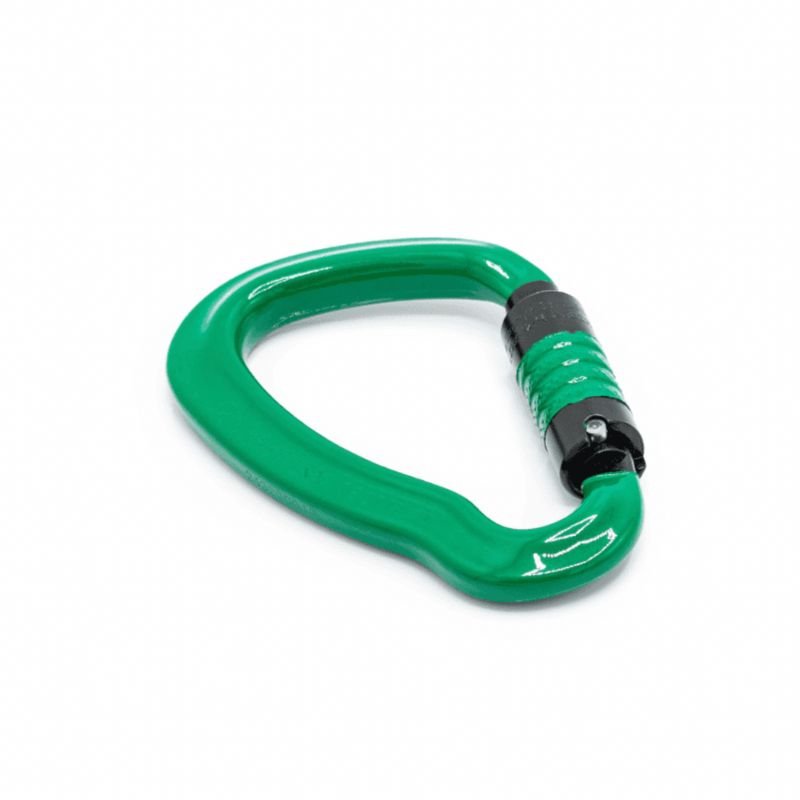 Triple Action Choker Rigging Carabiner - Green