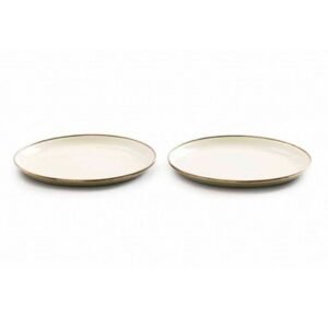 Barebones Enamel 2-Tone Deep Plate Set - Olive Drab