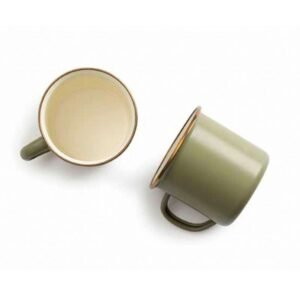 Barebones Mugs Set of 2 - Olive Drab