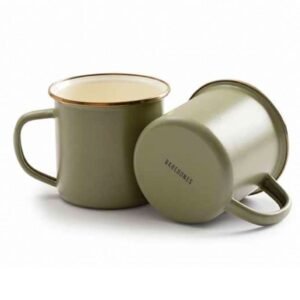 Enamel 2-Tone Mug Set - Olive Drab