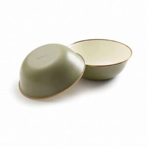 Set of 2 Enamel Bowls by Barebones